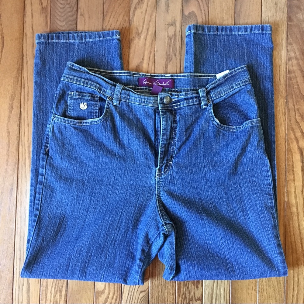 Straight Leg Blue Jeans 12P Gloria Vanderbilt